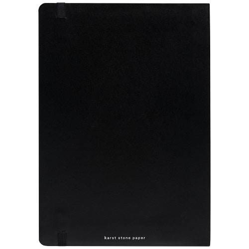 Obrázky: Černý luxusní zápisník A5 v měkké vazbě s gumičkou, Obrázek 2