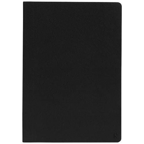 Obrázky: Černý luxusní zápisník A5 v měkké vazbě s gumičkou, Obrázek 3