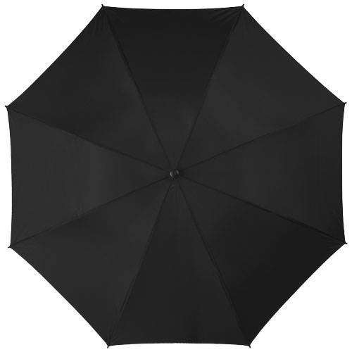Obrázky: Velký golfový deštník odolný bouřce, stříbrno/černý, Obrázek 2