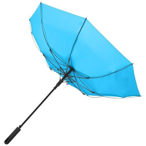 Obrázky: Tyrkysový automatický deštník s pryžovou rukojetí, Obrázek 2