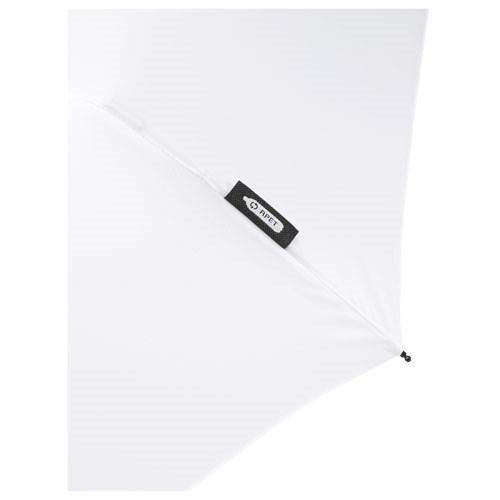 Obrázky: Skládací rPET větru odolný deštník, bílý, Obrázek 3