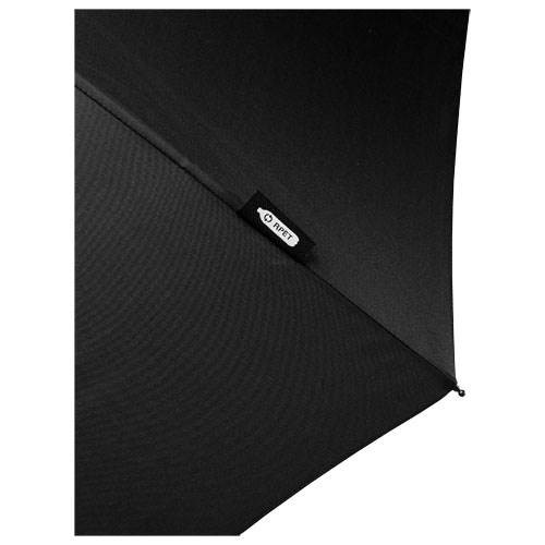 Obrázky: Skládací rPET větru odolný deštník, černý, Obrázek 3