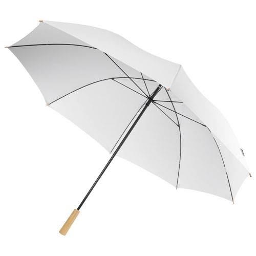 Obrázky: Golfový deštník pro 2 osoby z RPET, bílý, Obrázek 1
