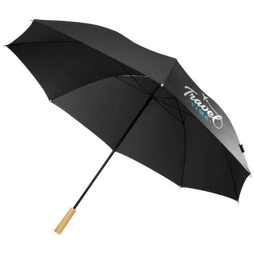 Obrázky: Golfový deštník pro 2 osoby z RPET, černý, Obrázek 7