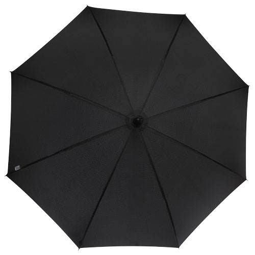 Obrázky: Černý deštník s aut. otevíráním a zahnutou rukojetí, Obrázek 4