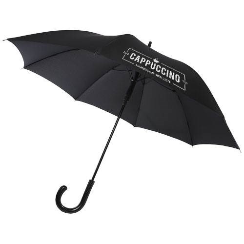 Obrázky: Černý deštník s aut. otevíráním a zahnutou rukojetí, Obrázek 5