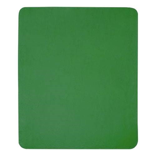 Obrázky: Zelená fleecová deka 180 g/m2 s RPET v obalu, Obrázek 6