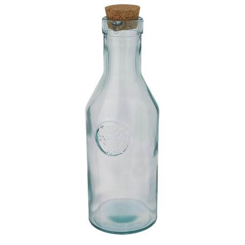 Obrázky: Karafa z recyklovaného skla s korkovým víčkem 1L, Obrázek 1