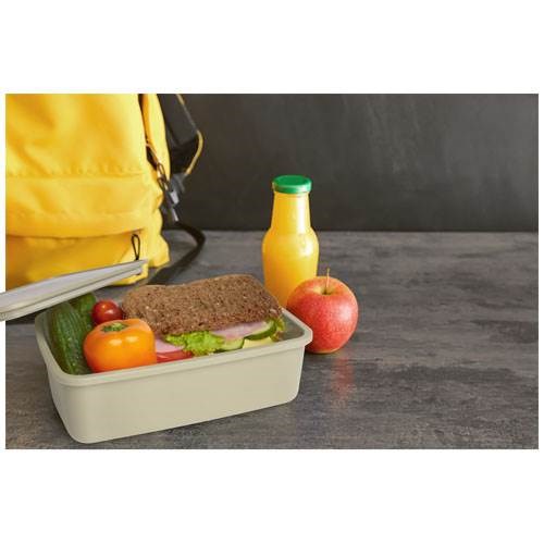 Obrázky: Obědová krabička z recyklovaného plastu béžová, Obrázek 5