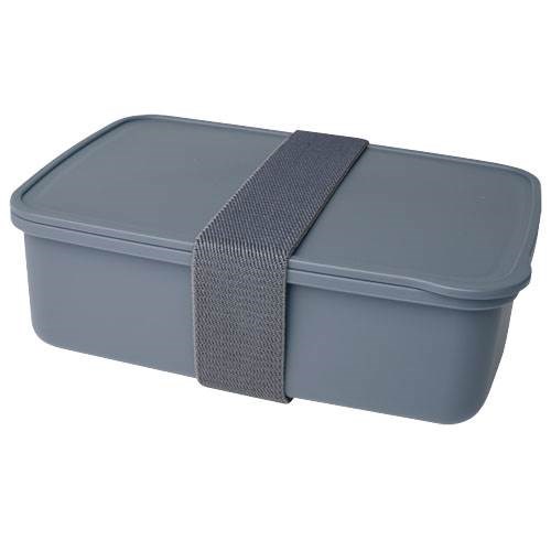 Obrázky: Obědová krabička z recyklovaného plastu tmavě šedá, Obrázek 1