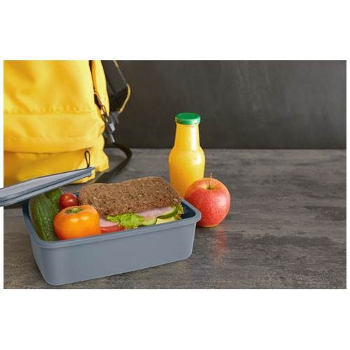Obrázky: Obědová krabička z recyklovaného plastu tmavě šedá, Obrázek 5