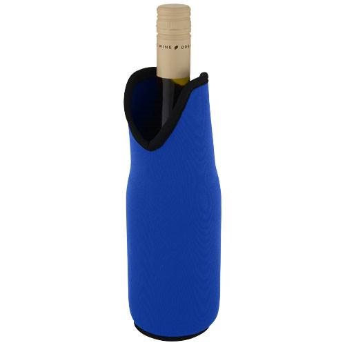 Obrázky: Chladící obal na víno z recykl. neoprenu modrý