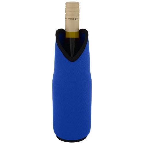 Obrázky: Chladící obal na víno z recykl. neoprenu modrý, Obrázek 3