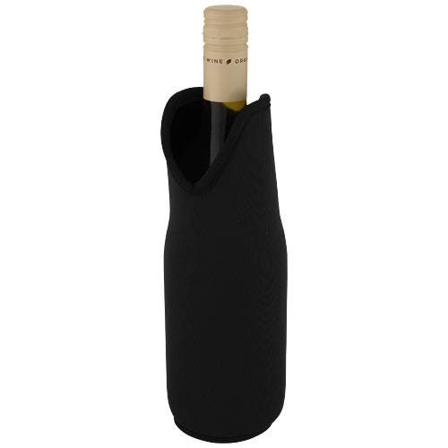 Obrázky: Chladící obal na víno z recykl. neoprenu černý