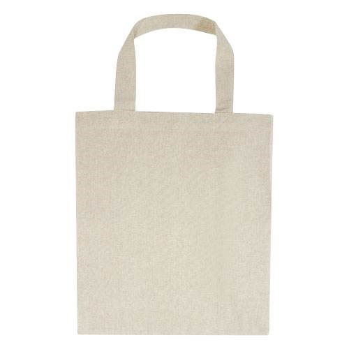 Obrázky: Béžová nákupní taška z recykl. materiálu 150 g/m², Obrázek 2