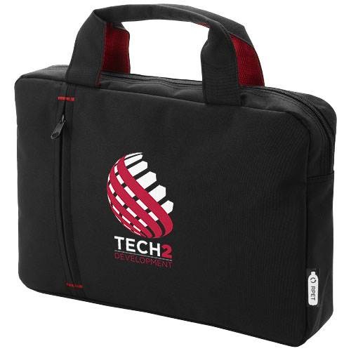 Obrázky: Konferenční taška z RPET plastu černo/červená, Obrázek 4