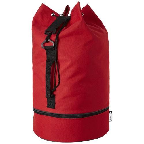 Obrázky: Vodotěsná sport. taška/batoh z RPET červená