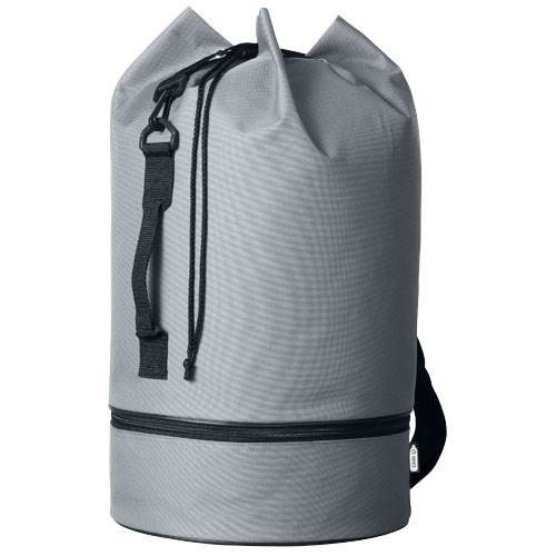Obrázky: Vodotěsná sport. taška/batoh z RPET šedá