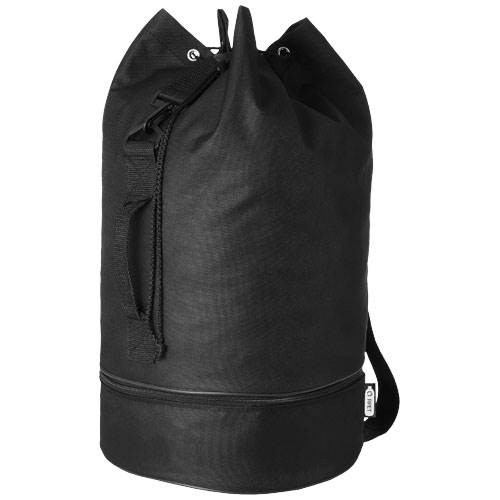 Obrázky: Vodotěsná sport. taška/batoh z RPET černá