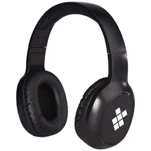 Obrázky: Černá bezdrátová sluchátka s mikrofonem z ABS, Obrázek 4