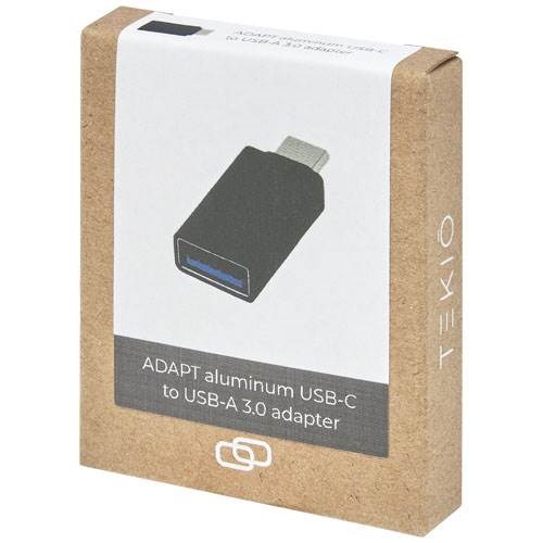 Obrázky: Černý hliníkový adaptér USB-C na USB-A 3.0, Obrázek 7