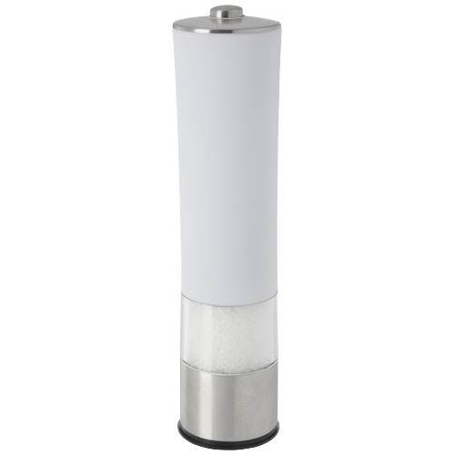 Obrázky: Plastový elektrický mlýnek na sůl nebo pepř, bílý, Obrázek 1