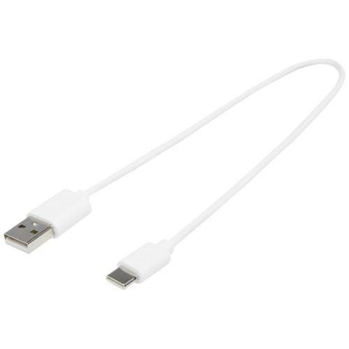Obrázky: Bílý nabíjecí kabel USB-A – USB-C TPE 2A, Obrázek 1