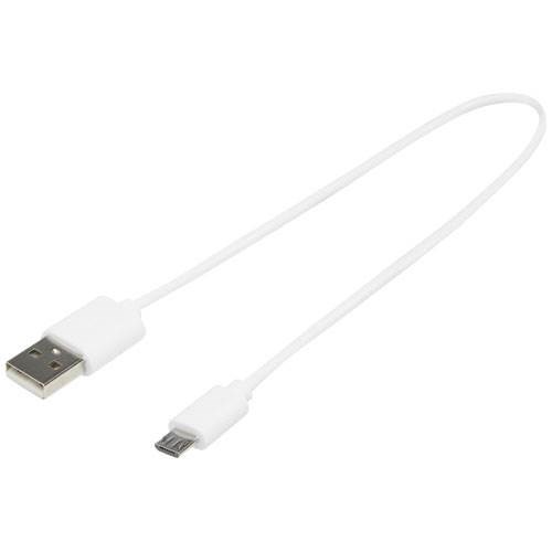 Obrázky: Bílý nabíjecí kabel 2A kabel USB-A/Micro-USB z TPE