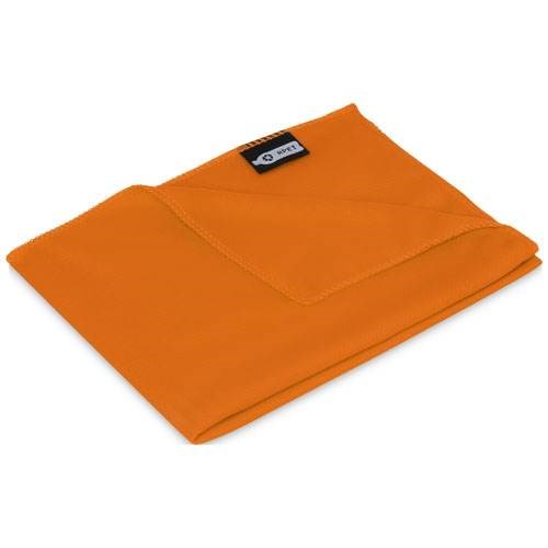 Obrázky: Sport. recykl. PET chladicí ručník v obalu oranžový, Obrázek 3