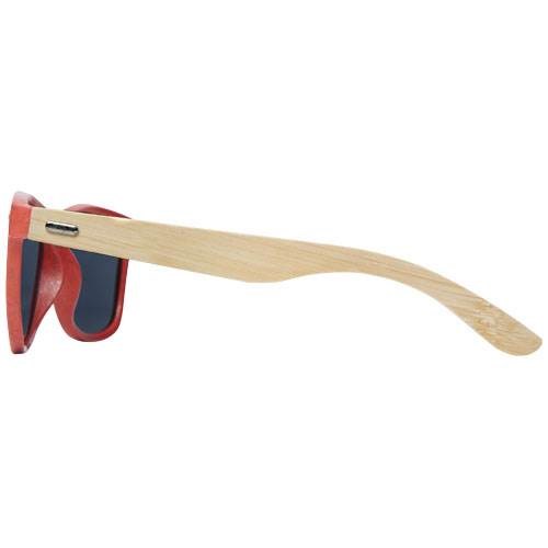 Obrázky: Bambusové sluneční brýle s červenou obrubou, Obrázek 5