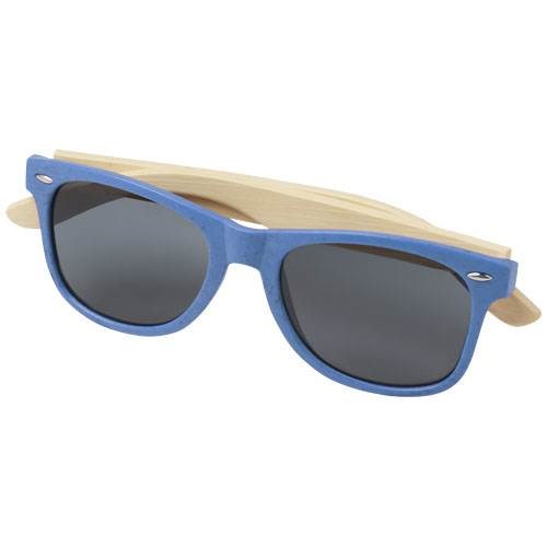 Obrázky: Bambusové sluneční brýle s modrou obrubou, Obrázek 2