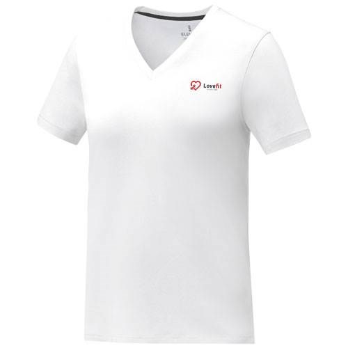 Obrázky: Dámské tričko Somoto ELEVATE do V bílé L, Obrázek 5