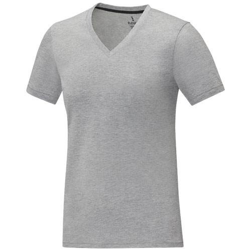Obrázky: Dámské tričko Somoto ELEVATE do V šedý melír M
