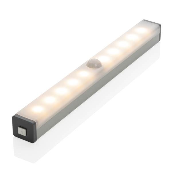 Obrázky: Střední LED světlo se senzorem pohybu, stříbrné, Obrázek 1