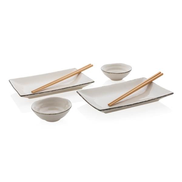 Obrázky: Sada na sushi pro 2 osoby Ukiyo, bílá, Obrázek 1