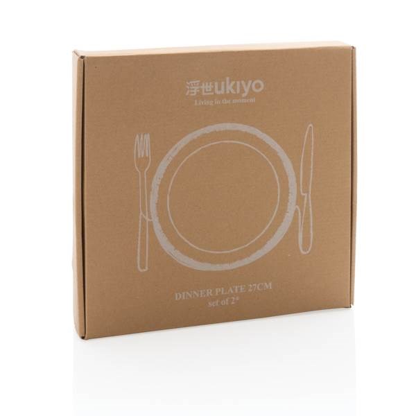 Obrázky: Sada 2ks talířů Ukiyo, bílá, Obrázek 7