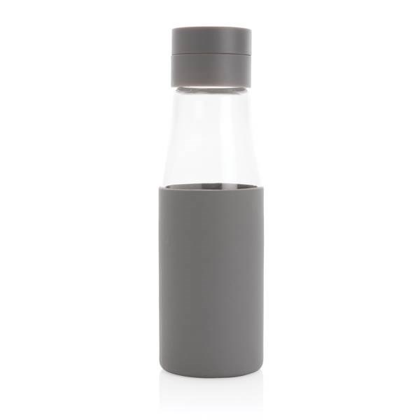 Obrázky: Skleněná láhev Ukiyo sledující pitný režim, šedá, Obrázek 3