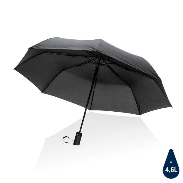 Obrázky: Černý automatický deštník ze 190T RPET AWARE