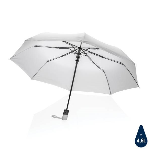 Obrázky: Bílý automatický deštník ze 190T RPET AWARE