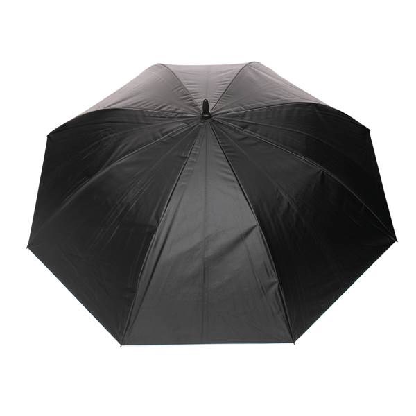 Obrázky: Dvoubarevný modro/černý deštník rPET automatický, Obrázek 2