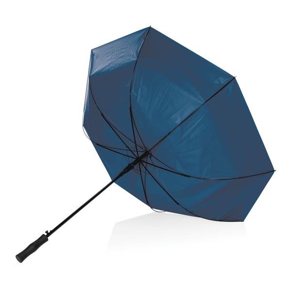 Obrázky: Dvoubarevný modro/černý deštník rPET automatický, Obrázek 3