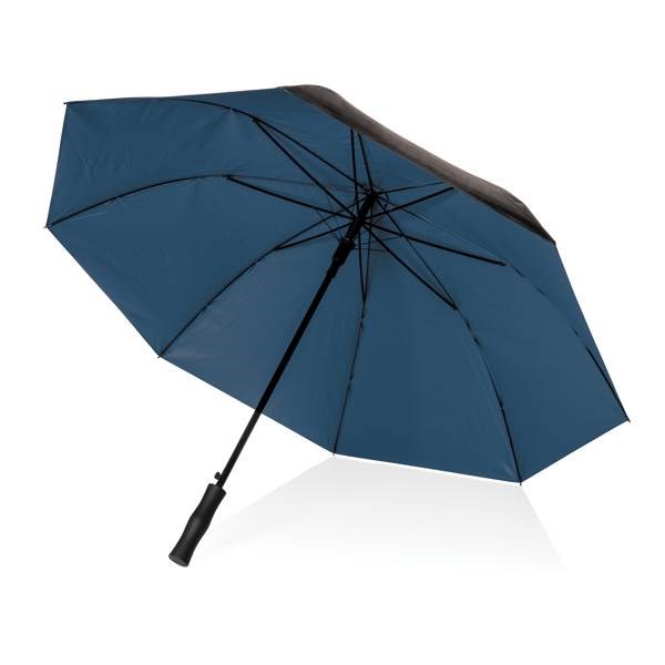 Obrázky: Dvoubarevný modro/černý deštník rPET automatický, Obrázek 5