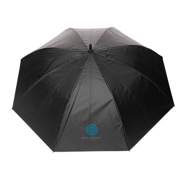 Obrázky: Dvoubarevný modro/černý deštník rPET automatický, Obrázek 6