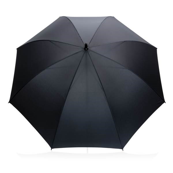 Obrázky: Černý větru odolný rPET deštník, manuální, Obrázek 2