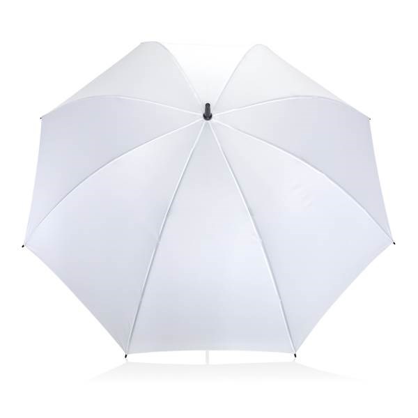 Obrázky: Bílý větru odolný rPET deštník, manuální, Obrázek 2