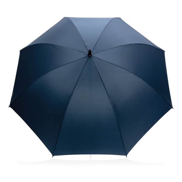 Obrázky: Modrý větru odolný rPET deštník, manuální, Obrázek 2