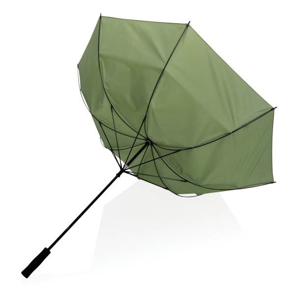 Obrázky: Zelený větru odolný rPET deštník, manuální, Obrázek 3