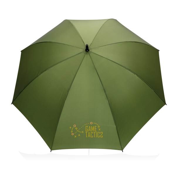 Obrázky: Zelený větru odolný rPET deštník, manuální, Obrázek 6