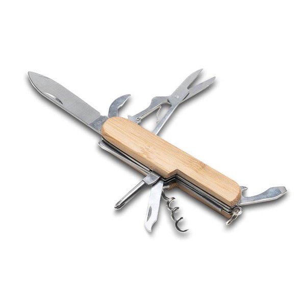 Obrázky: Kapesní multifunkční nůž, střenky z bambusu