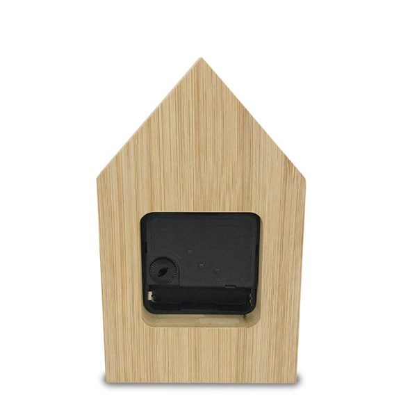 Obrázky: Stolní hodiny z bambusu ve tvaru domu, Obrázek 5